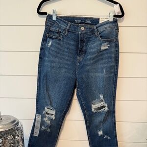 Old Navy Extra High-Rise Rockstar Super Skinny - Size 10